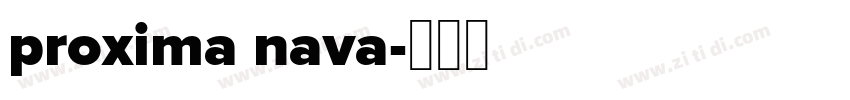 proxima nava字体转换